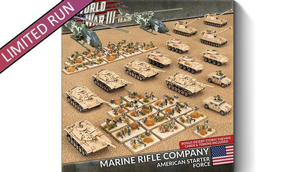 Flames of War: Team Yankee WW3: USA (TUSAB06) - Starter Force: Marine Rifle Company *Limited Run*