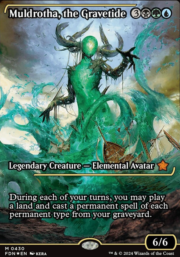 Muldrotha, the Gravetide [#0430 Japanese Showcase] (FDN-M-FOIL)