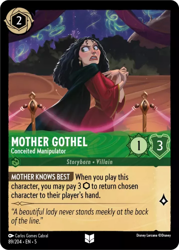 Mother Gothel - Conceited Manipulator (Shimmering Skies 089/204) Uncommon - Near Mint