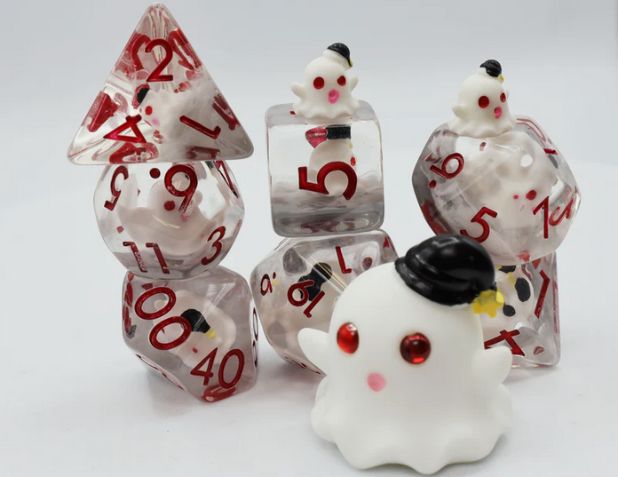 Sleepy Ghost RPG Dice Set