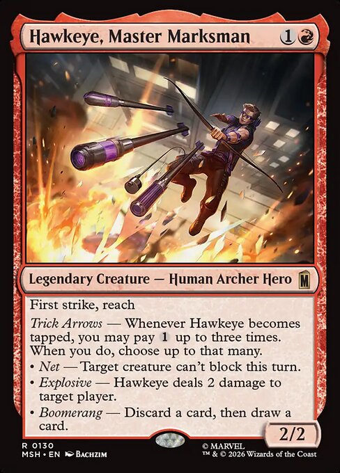Hawkeye, Master Marksman [ #0130 ] (MSH-R)