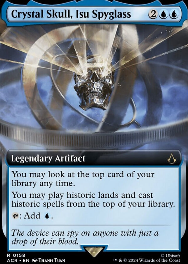 Crystal Skull, Isu Spyglass [#0158 Extended Art] (ACR-R)