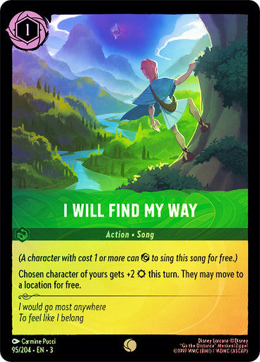 I Will Find My Way (Into the Inklands 095/204) Common - Near Mint Cold Foil