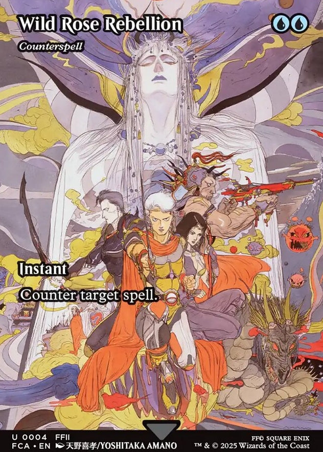 Wild Rose Rebellion - Counterspell [ #0004 Showcase ] (FCA-U)