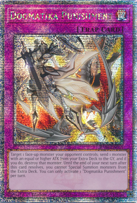 Dogmatika Punishment (RA01-EN076) Quarter Century Secret Rare - Near Mint 1st Edition