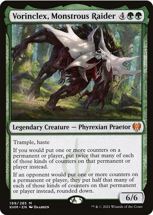 Vorinclex, Monstrous Raider (KHM-M-FOIL) Light Play