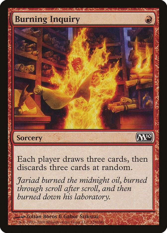 Burning Inquiry (M10-C) Heavy Play