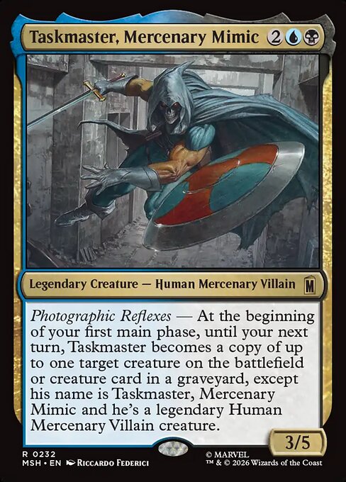 Taskmaster, Mercenary Mimic [ #0232 ] (MSH-R)