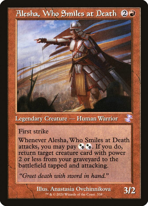 Alesha, Who Smiles at Death [#338 Timeshifted] (TSR-C-FOIL)