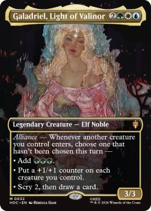 Galadriel, Light of Valinor [ #0032 Borderless ] (HOC-M)