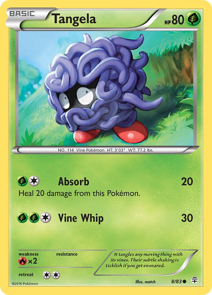 Tangela - 008/083 (GEN) Common - Near Mint