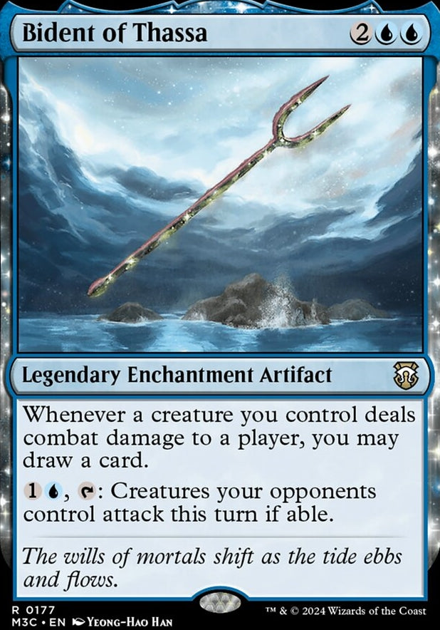 Bident of Thassa [#0177 Ripple Foil] (M3C-R)