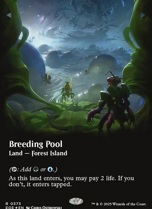 Breeding Pool [ #0373 Galaxy Foil Celestial Viewport Lands] (EOE-R)