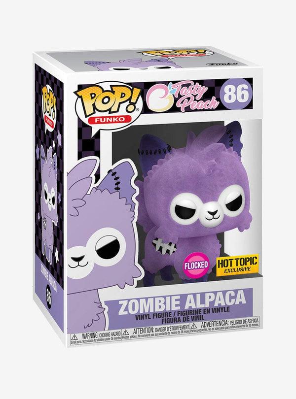 POP Figure: Tasty Peach #0089 -Zombie Alpaca (Special Edition) (Flocked)