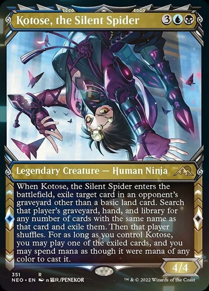 Kotose, the Silent Spider [ #351 Ninja Showcase ] (NEO-R)