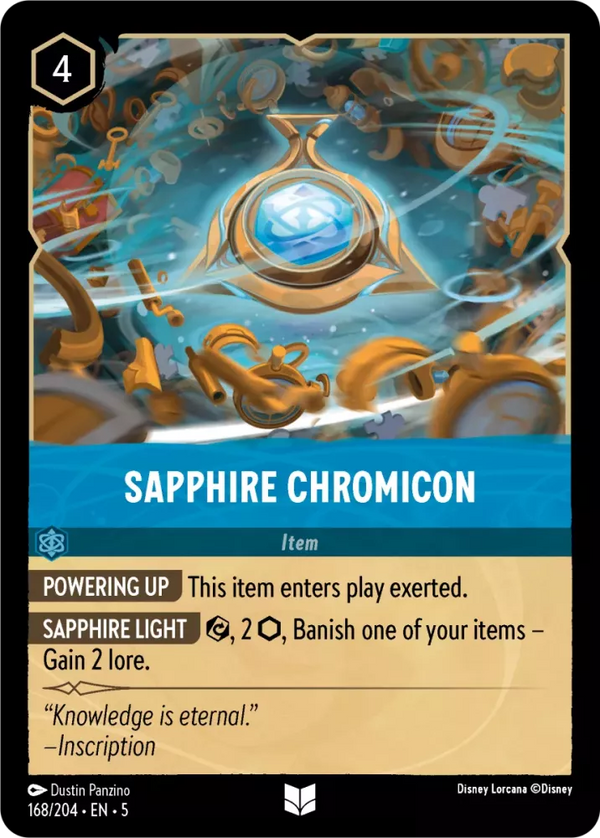 Sapphire Chromicon (Shimmering Skies 168/204) Uncommon - Near Mint