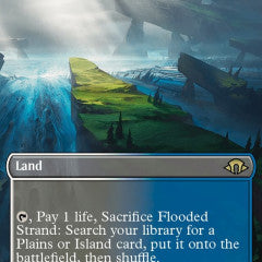 Flooded Strand [#0353 Borderless] (MH3-R-FOIL) Light Play