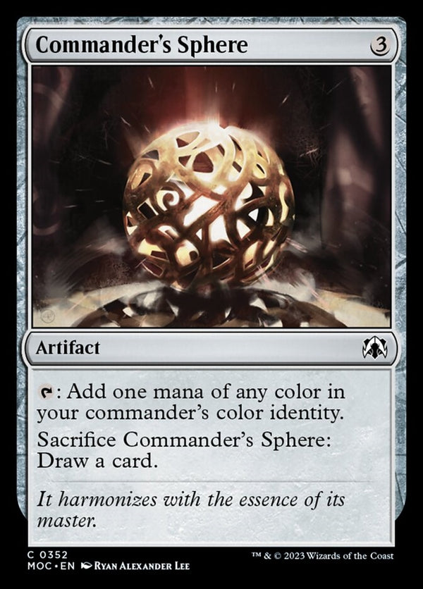 Commander's Sphere [#0352 Reprint] (MOC-C)