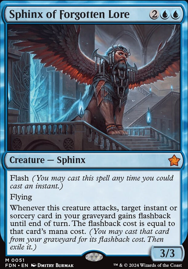 Sphinx of Forgotten Lore [#0051] (FDN-M-FOIL)