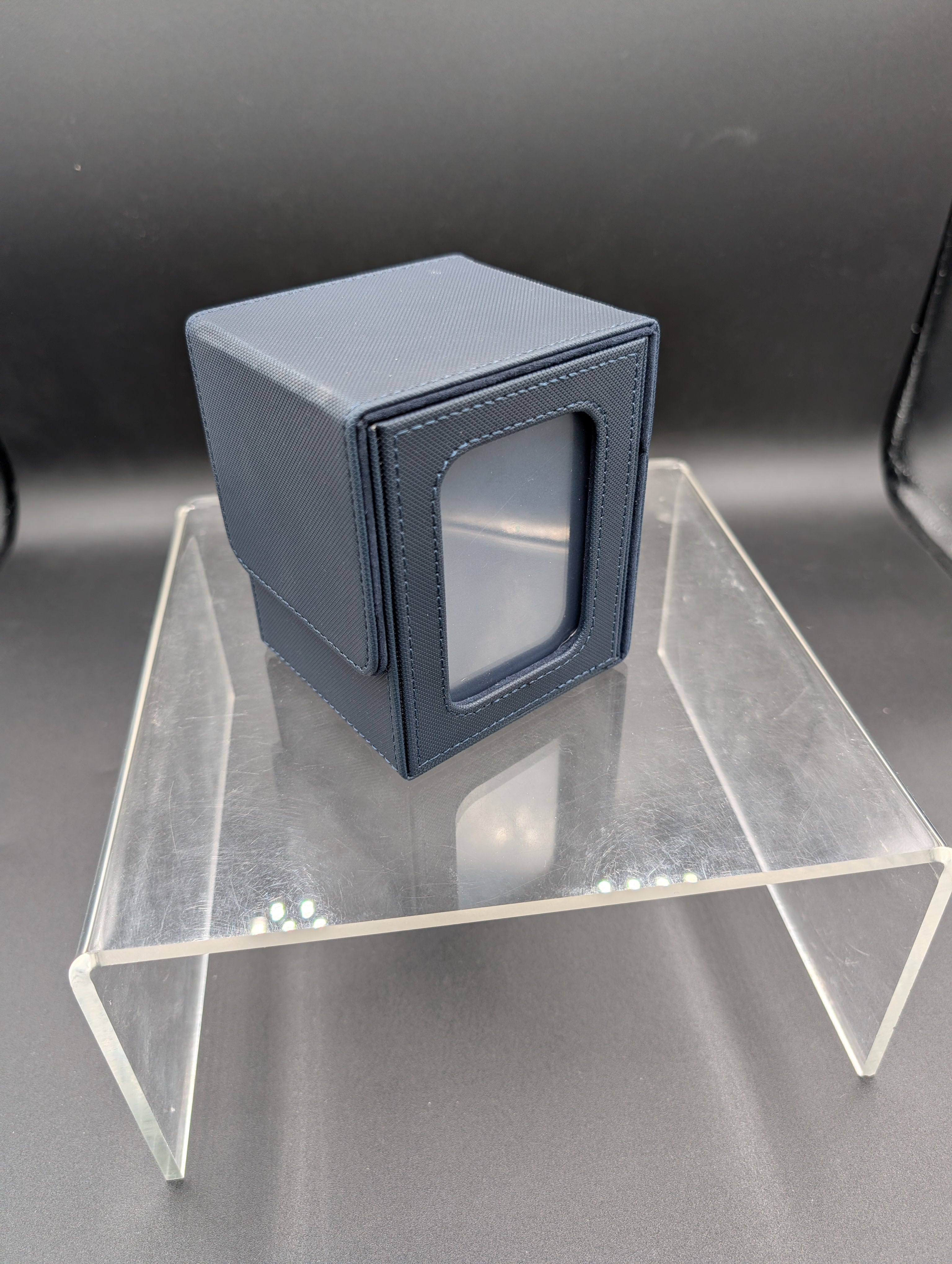 Alcove Flip Deck Box - Blue w/Side Insert (USED)