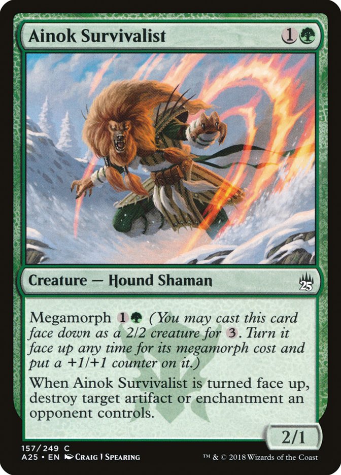 Ainok Survivalist (A25-C-FOIL)