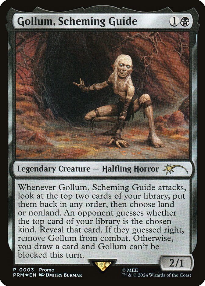 Gollum, Scheming Guide [#0003 Deluxe Commander Kit] (LTR-P-FOIL)