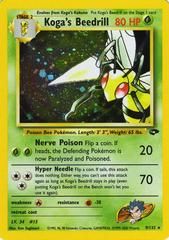 Koga's Beedrill - 9/132 (G2) Holo Rare - Moderate Play Unlimited Holofoil