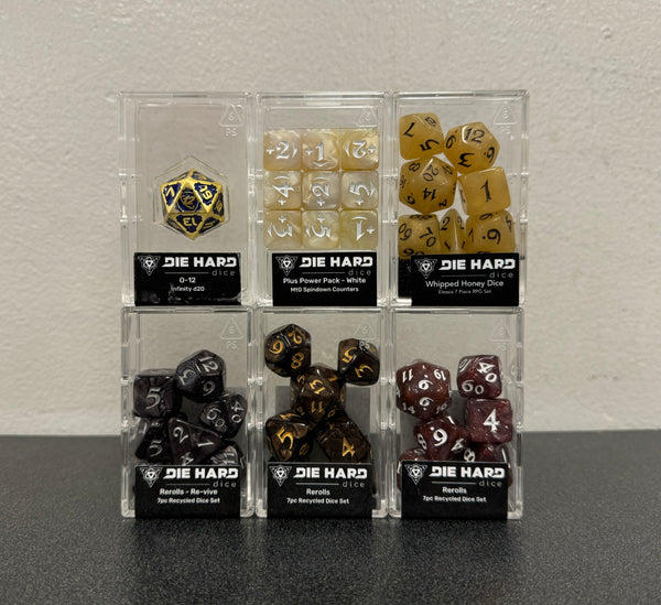 Helene Charity Raffle: Die Hard Dice Hoard - 6 Sets of Dice  ($66 Value)