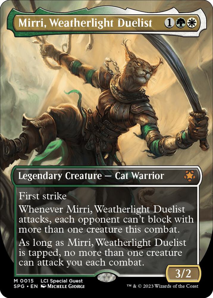 Mirri, Weatherlight Duelist [#0015] (SPG-LCI-M-FOIL)