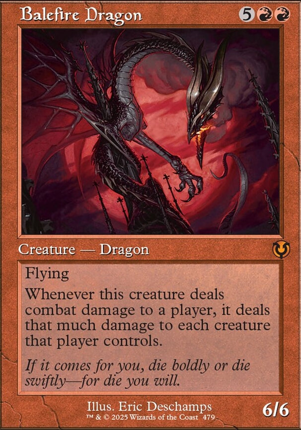 Balefire Dragon [ #0479 Retro Frame ] (INR-M-FOIL)