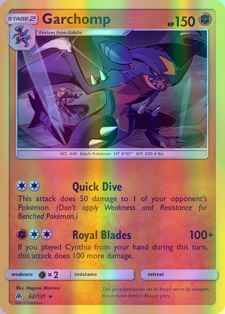 Garchomp - 062/131 (FLI) Holo Rare - Near Mint Reverse Holofoil