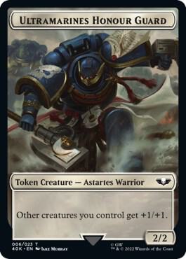 Soldier // Ultramarines Honour Guard Double-sided Token (40K-T)