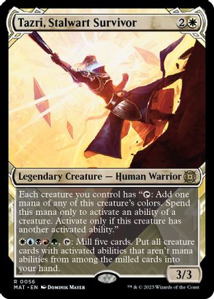 Tazri, Stalwart Survivor [#0056 Showcase] (MAT-R-FOIL)