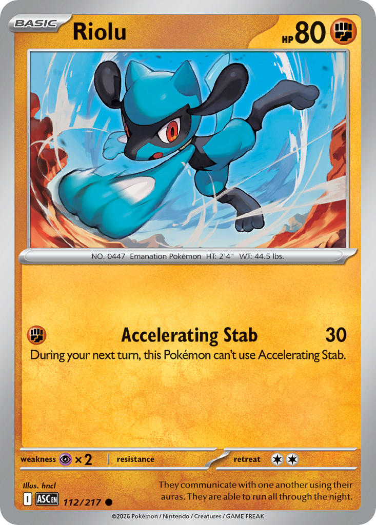 Riolu - 112/217 (ASC) Common