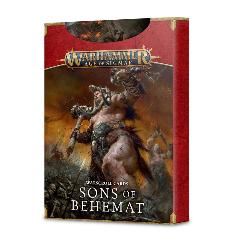 Age of Sigmar: Warscroll Cards - Sons of Behemat (3rd)