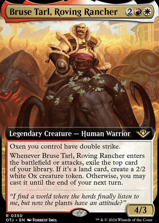Bruse Tarl, Roving Rancher [#0350 Extended Art] (OTJ-R)