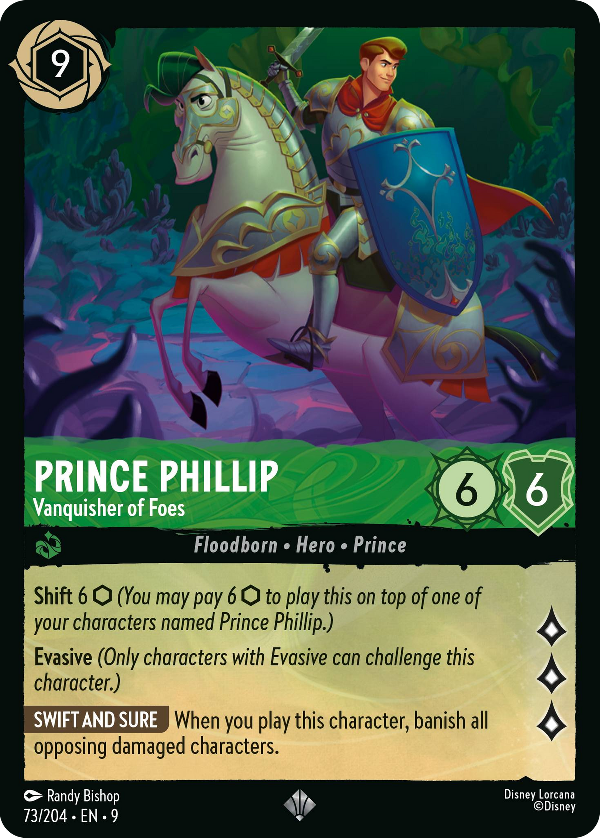 Prince Phillip - Vanquisher of Foes (Fabled - 073/204)  Super Rare