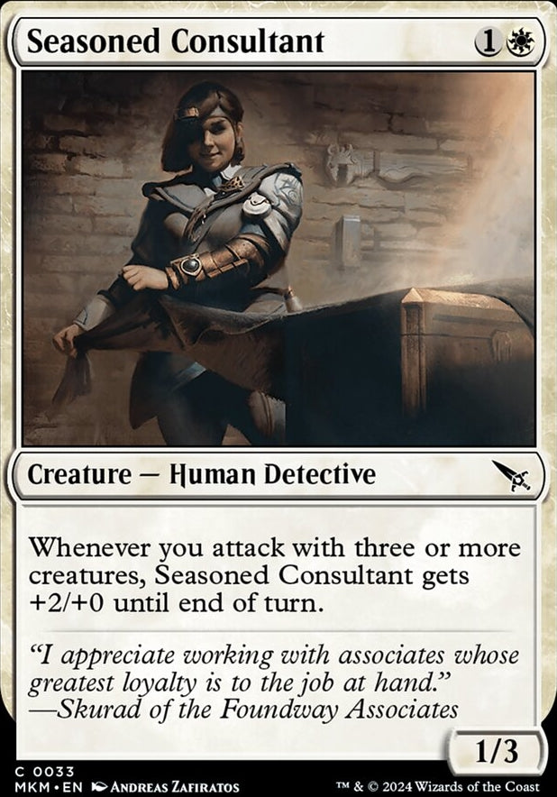 Seasoned Consultant [#0033] (MKM-C-FOIL)