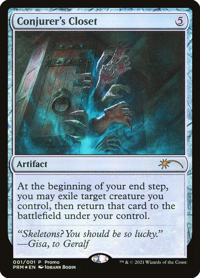 Conjurer's Closet [ #001 ] (PRM-R) Foil Near Mint