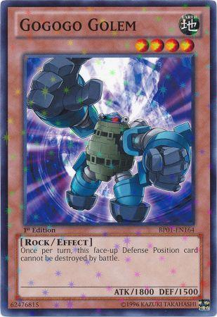 Gogogo Golem (Starfoil) (BP01-EN164) Starfoil Rare - Near Mint 1st Edition