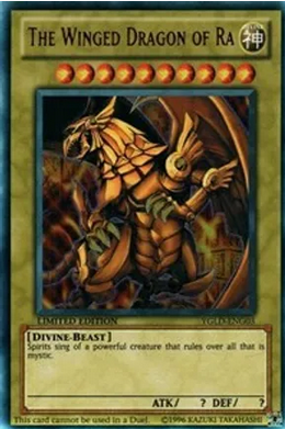 The Winged Dragon of Ra (YGLD-ENG03)