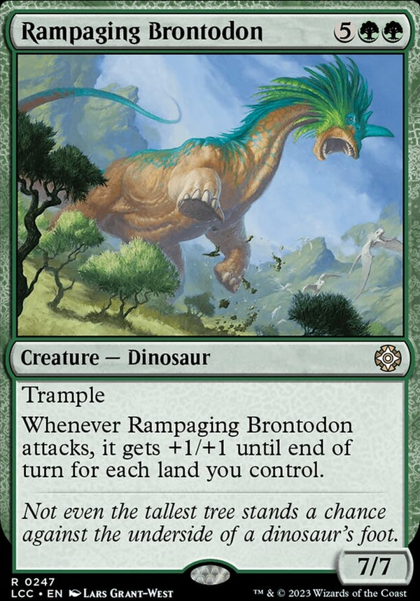 Rampaging Brontodon [#0247 Reprint] (LCC-R)