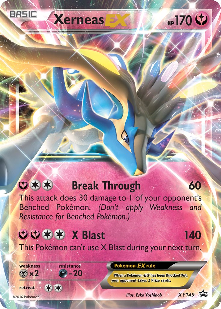 Xerneas EX (Shiny) - XY149 (XY:PR) Promo - Near Mint Holofoil