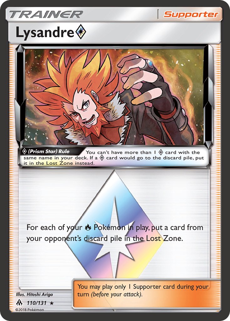 Lysandre Prism Star - 110/131 (FLI) Prism Rare - Near Mint Holofoil