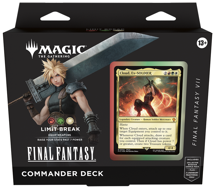 MTG: Final Fantasy - Commander Deck: FFVII: Limit Break (RGW) MTG: Final Fantasy - Commander Deck: FFVII: Limit Break (RGW)