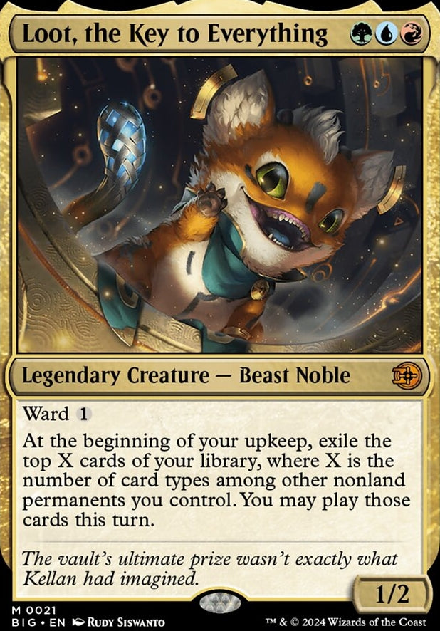 Loot, the Key to Everything [#0021] (BIG-M-FOIL)