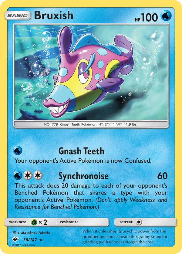 Bruxish - 038/147 (SM:BUS) Rare - Near Mint