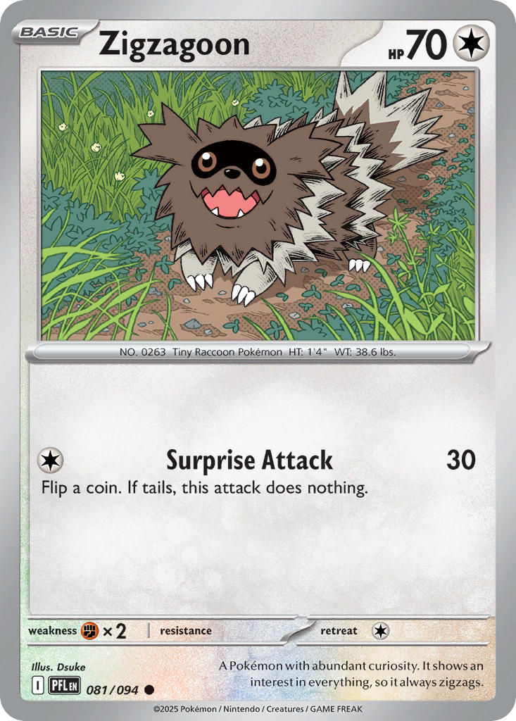 Zigzagoon - 081/094 (PFL) Common