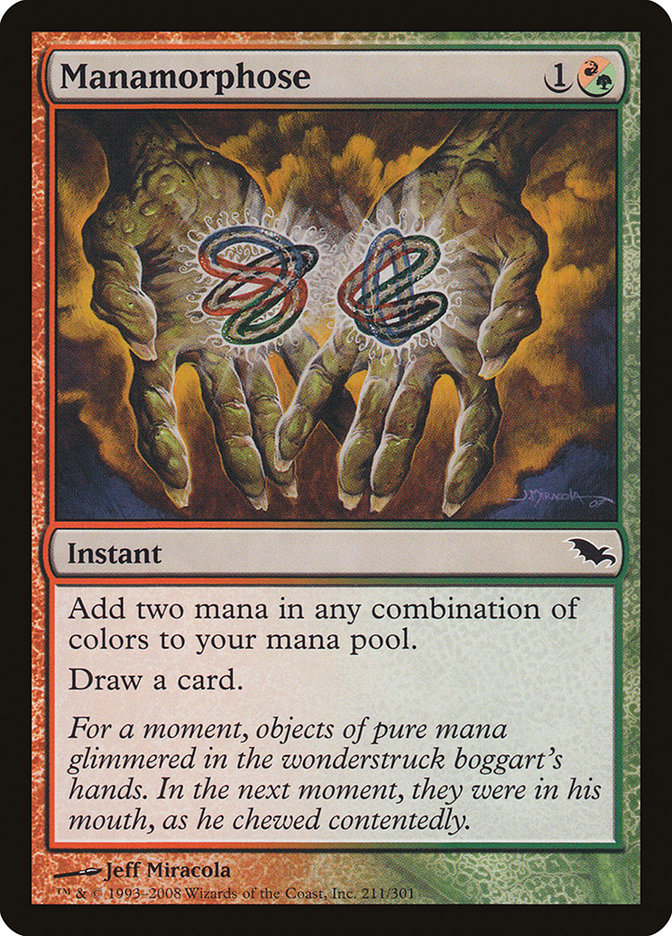 Manamorphose (SHM-C-FOIL) Moderate Play
