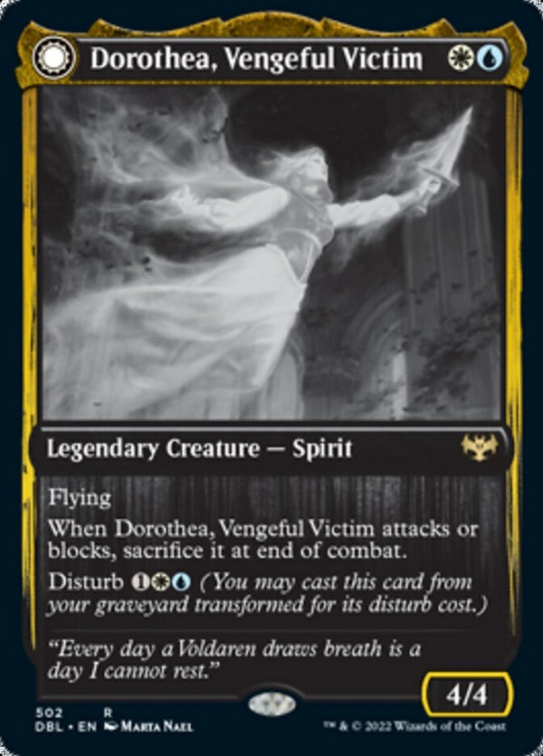 Dorothea, Vengeful Victim // Dorothea's Retribution [#502] (DBL-R)